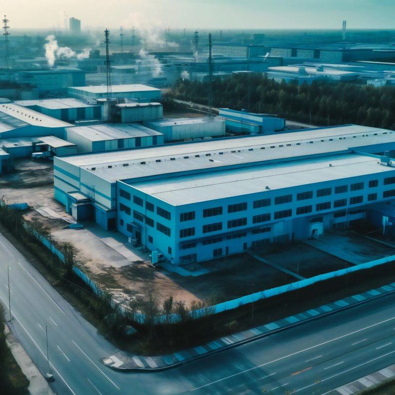 aerial-view-factory-near-highway-min